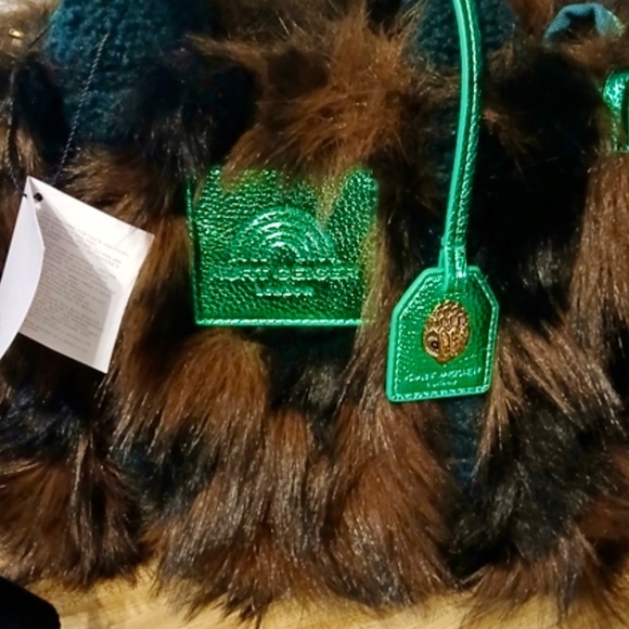 Kurt Geiger 🎁NWT Fuzzy Southbank Tote/Crossbody With Dustbag🎁 Gift Ready - Picture 14 of 15